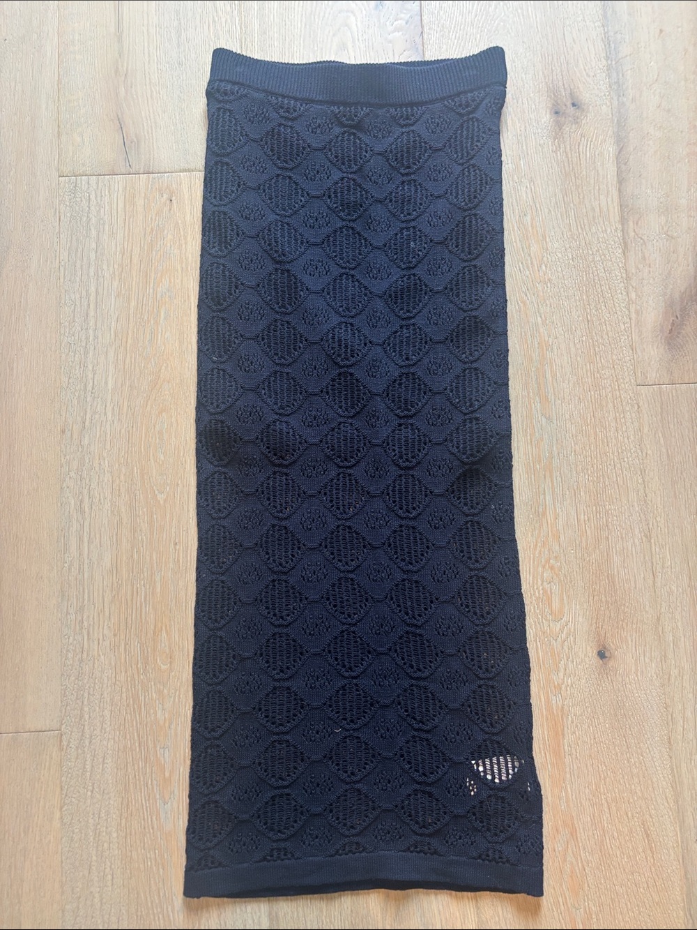 Favorite Daughter Navy Knit Pencil Skirt